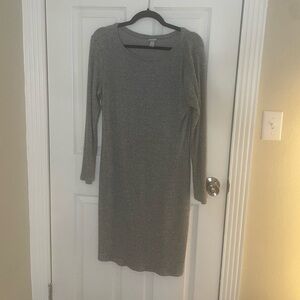 A New Day Gray Sweater Dress